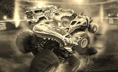 Hot Wheels Monster Trucks Live Glow-N-Fire